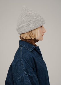 Bare Knitwear Remi Beanie in Fog