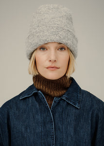 Bare Knitwear Remi Beanie in Fog