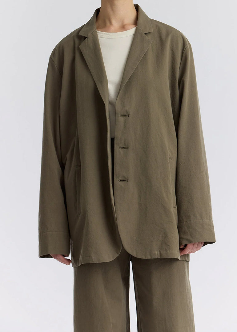 Black Crane - Blazer in Dark Olive