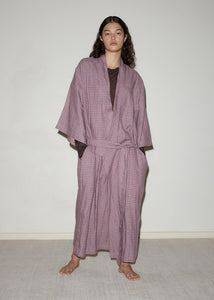 Deiji Studios - The 02 Robe in Musk Check