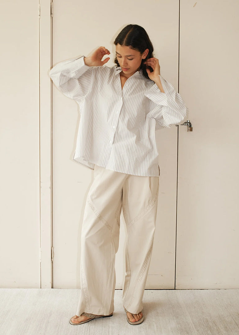 Deiji Studios - The Channel Pant in Stone