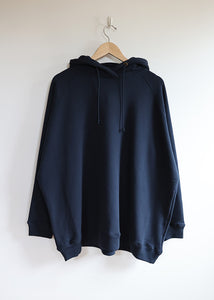 Ichi Antiquites - French Terry Hoodie in Navy