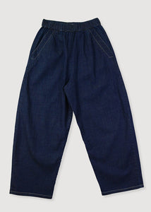 Micaela Greg - Barrel Pant in Dark Indigo