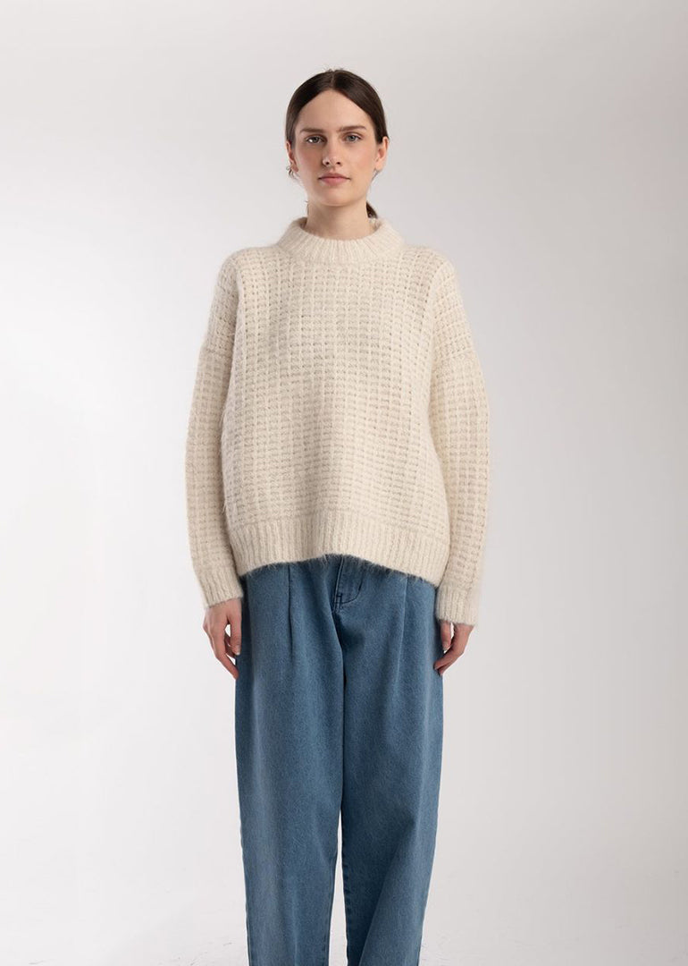 Micaela Greg - Matta Pullover in Cream