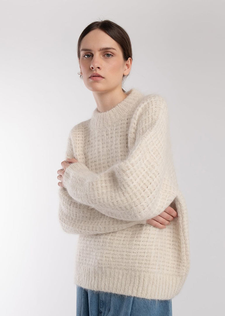 Micaela Greg - Matta Pullover in Cream