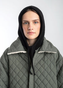 Micaela Greg Knit Hood in Black