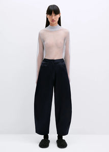 Cordera - Satin Curved Pants in Night