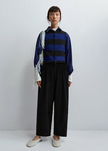 Cordera - Corduroy Baggy Pants in Black