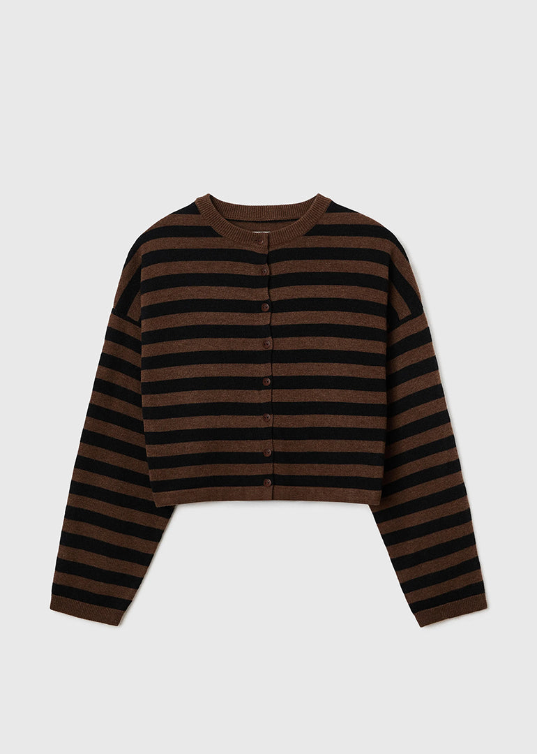 Cordera - Merino Wool Striped Cardigan